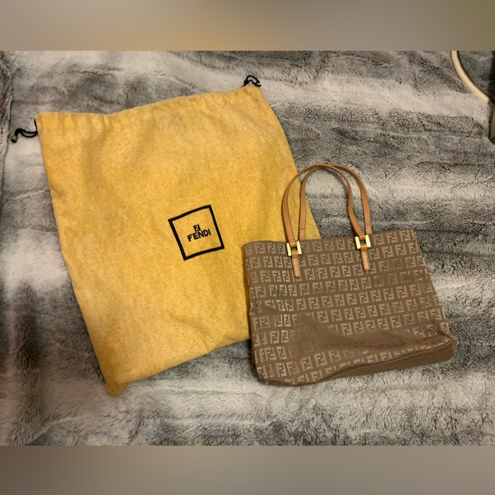 Fendi Tan Tote Bag